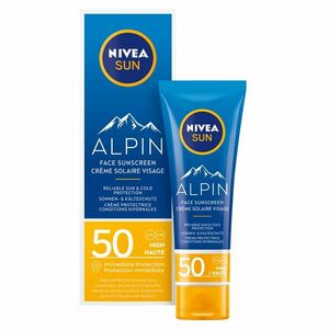 NIVEA Sun Pleťový krém na opalování Alpin SPF50 50 ml obraz