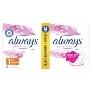 ALWAYS Ultra Sensitive Normal vel.1 Hygienické vložky 20 kusů obraz