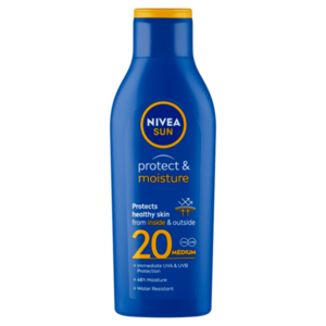 NIVEA Sun Protect & Moisture Mléko na opalování SPF20 200 ml obraz