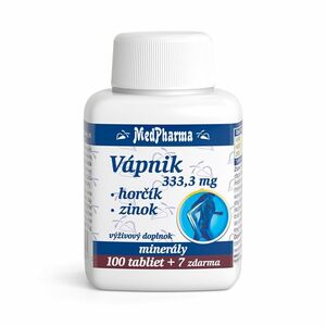 MEDPHARMA Vápník + hořčík + zinek 107 tablet obraz