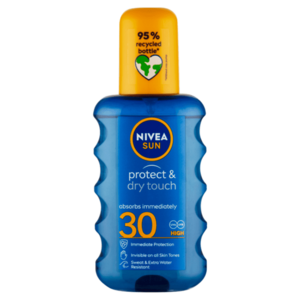 NIVEA Sun Protect & Dry Sprej na opalování SPF30 200 ml obraz