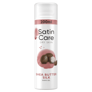 GILLETTE Satin Care Shea Butter Silk Gel na holení 200 ml obraz