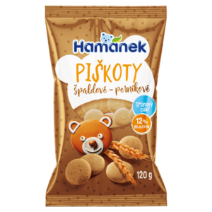 HAMÁNEK Piškoty špaldové perníkové 120 g obraz