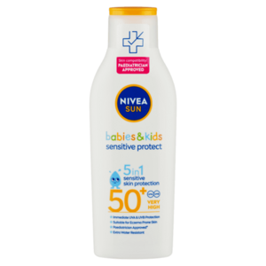 NIVEA Sun Kid's Sensitive Mléko na opalování SPF50+ 200 ml obraz