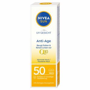 NIVEA Sun Anti-age Q10 Pleťový krém na opalování SPF50 50 ml obraz