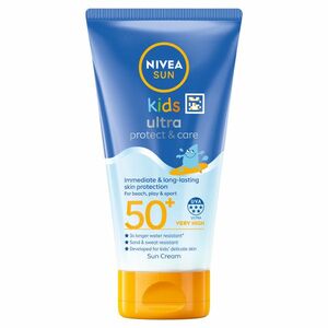NIVEA Sun Kid's Ultra Protect & Care Opalovací mléko 50+ 150 ml obraz