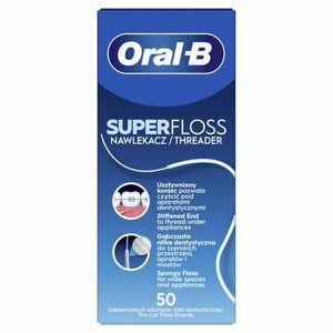 ORAL-B Super Floss Dentální nit s odměřenými vlákny 50 kusů obraz