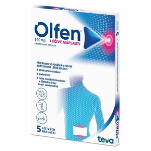OLFEN Léčivé náplasti 140 mg 5 kusů obraz