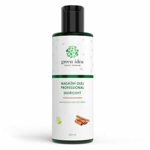 GREEN IDEA Skořicový masážní olej 200 ml obraz