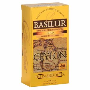 BASILUR Island of tea gold černý čaj 25 sáčků obraz