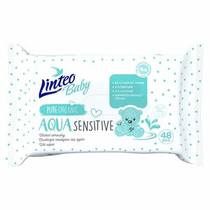 LINTEO Baby Vlhčené ubrousky Aqua 48 ks obraz
