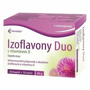 NOVENTIS Izoflavony duo s vitamínem D 60 kapslí obraz