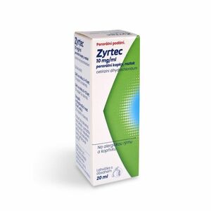 ZYRTEC Kapky, roztok 10 mg 20 ml obraz