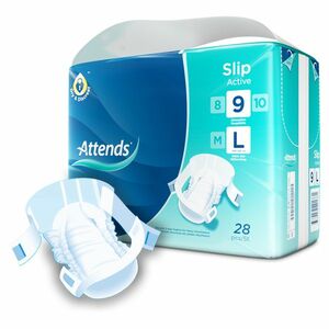ATTENDS Slip active 9 absorpční kalhotky velikost L 28 ks obraz