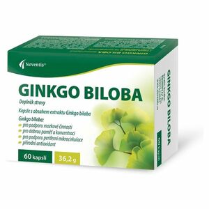 NOVENTIS Ginkgo biloba 40 mg 60 kapslí obraz