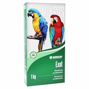 MIKROP Mikros Exot pro papoušky prášek 1 kg obraz
