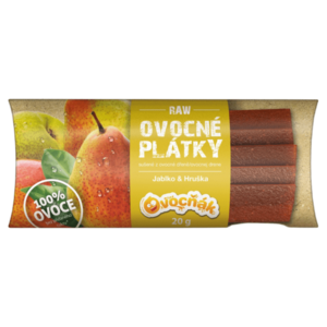OVOCŇÁK Ovocné plátky jablko a hruška 20 g obraz
