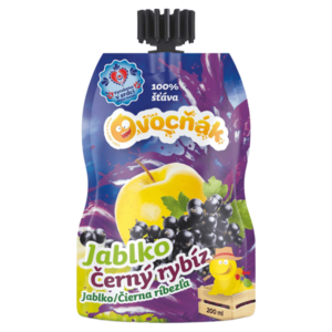 OVOCŇÁK Mošt jablko a černý rybíz 200 ml obraz