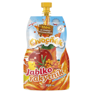 OVOCŇÁK Mošt jablko a rakytník 250 ml obraz