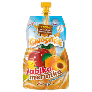 OVOCŇÁK Mošt jablko a meruňka 250 ml obraz