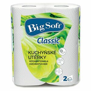 BIG SOFT Kuchyňské utěrky Classic 2-vrstvé 2 role obraz