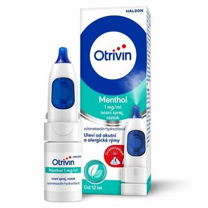 OTRIVIN Menthol 1mg/ml nosní sprej 10mI obraz