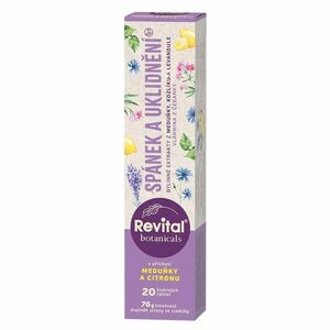 REVITAL Botanicals spánek a uklidnění 20 šumivých tablet obraz