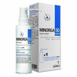 MINORGA 50mg/ml kožní roztok 60 ml obraz