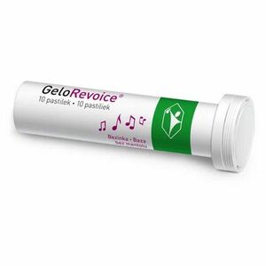 GELOREVOICE Pastilky do krku bezinka bez mentolu 10 kusů obraz
