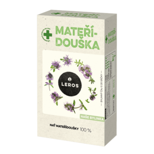 LEROS Naše bylinka Mateřídouška bylinný čaj 20 sáčků obraz