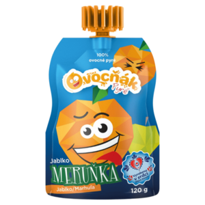 OVOCŇÁK Pyré jablko a meruňka 120 g obraz