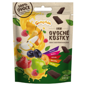 OVOCŇÁK Ovocné kostky mix chutí 130 g obraz