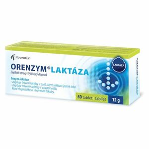 NOVENTIS Orenzym Laktáza 50 tablet obraz