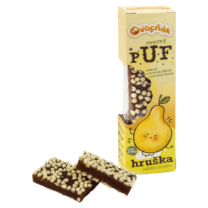 OVOCŇÁK Ovocné puf plátky jablko a hruška 22 g obraz