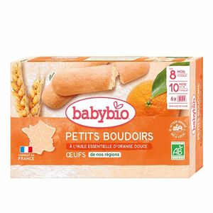 BABYBIO Piškoty s esenciálním olejem sladkého pomeranče 120 g obraz