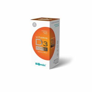 BIOMIN Vitamin D3 Forte 1000 I.U. 60 tobolek obraz