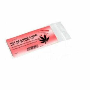 1STEPBIOTEST Test na 5 drog z moči AMP, COC, MET, MOR, THC obraz