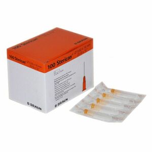 B.BRAUN Injekční jehla 0.5x16 25G oranžová 100 kusů obraz