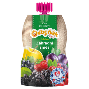 OVOCŇÁK Pyré jablko a zahradní směs 200 g obraz