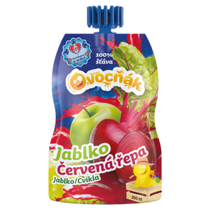 OVOCŇÁK Mošt jablko a červená řepa 200 ml obraz