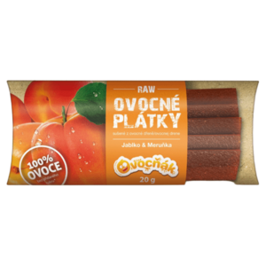 OVOCŇÁK Ovocné plátky jablko a meruňka 20 g obraz