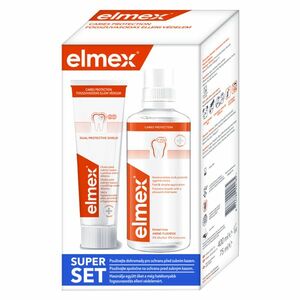 ELMEX Caries Protection ústní voda 400 ml + Zubní pasta 75 ml obraz