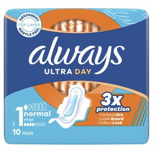 ALWAYS Ultra Normal vel.1 Hygienické. vložky s křidélky 10 ks obraz