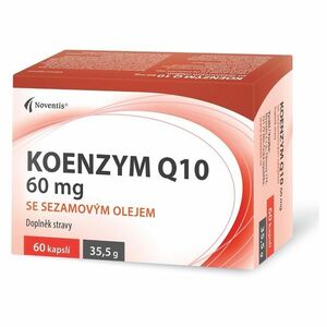 NOVENTIS Koenzym Q10 60 mg se sezamovým olejem 60 kapslí obraz