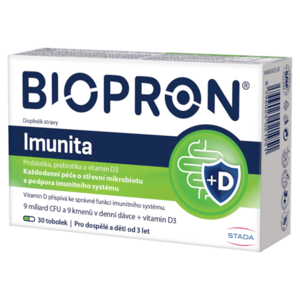 BIOPRON 9 Immunity s vitaminem D3 30 tobolek obraz
