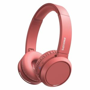 PHILIPS TAH4205RD/00 bezdrátová sluchátka na uši v červené barvě obraz