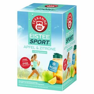 TEEKANNE Eistee sport jablko citrón ovocný čaj 18 sáčků obraz