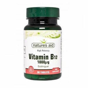 NATURES AID Vitamin B12 1000 mcg 90 tablet obraz