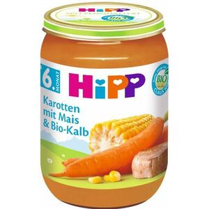 HIPP BABY BIO Mrkev s kukuřicí a BIO telecím 190 g obraz