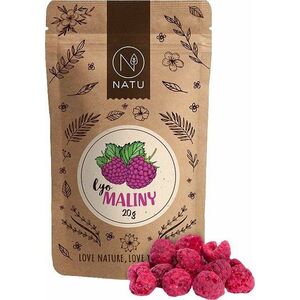 NATU Lyofilizované maliny 20 g obraz